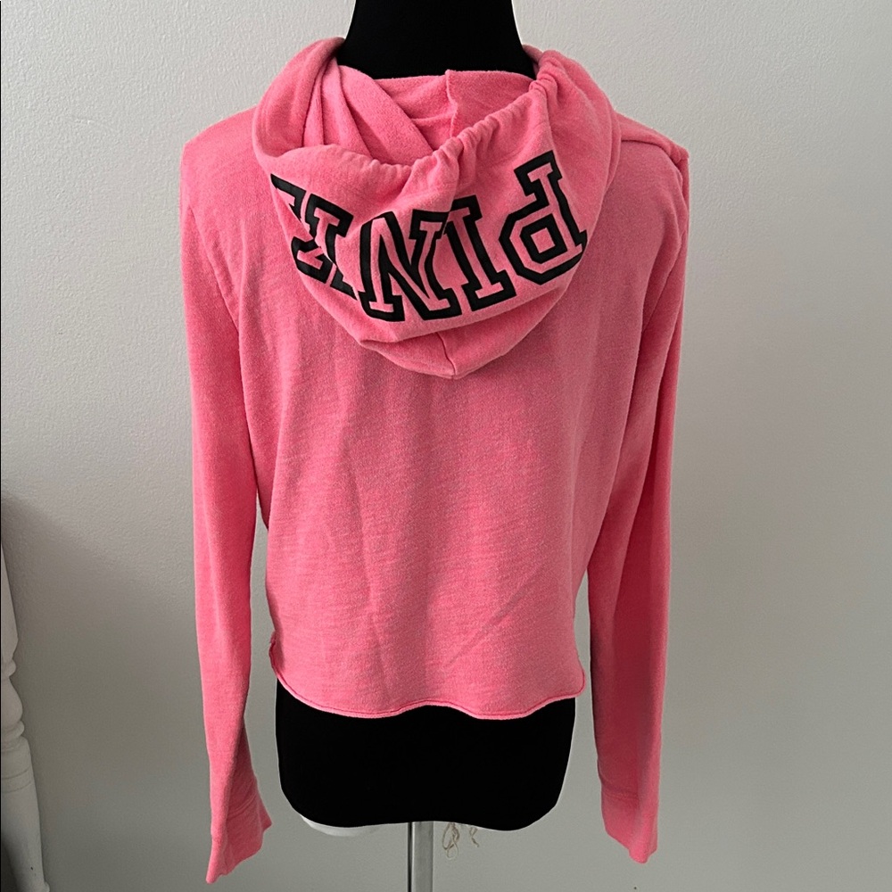 PINK Victoria's Secret Bright Pink Hawaii Hoodie - Picture 2 of 6